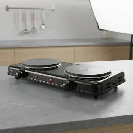 Fogão Cooktop Elétrico Elgin 2 Bocas 2000w Preto
