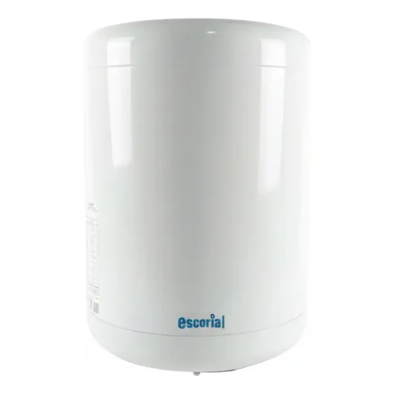 Termotanque Electrico Carga Superior Escorial El-55 De 55lts Blanco