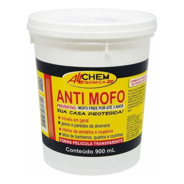 Anti Mofo Preventivo Anti Bactérias E Fungos 900ml - Allchem