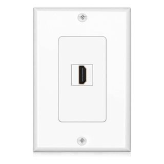 Placa A Muro 1 Puerto Hdmi, V. 1.4, H/h, 10 Cms. Modulo Placa A Muro 1 Puerto Hdmi, V. 1.4, H/h, 10 Cms. Modulo
