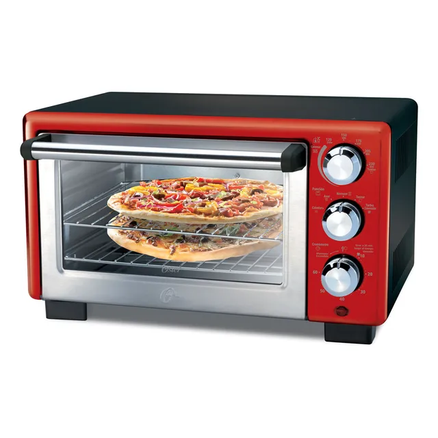 Horno Tostador Oster 18 L Rojo Tssttv7118r1mx