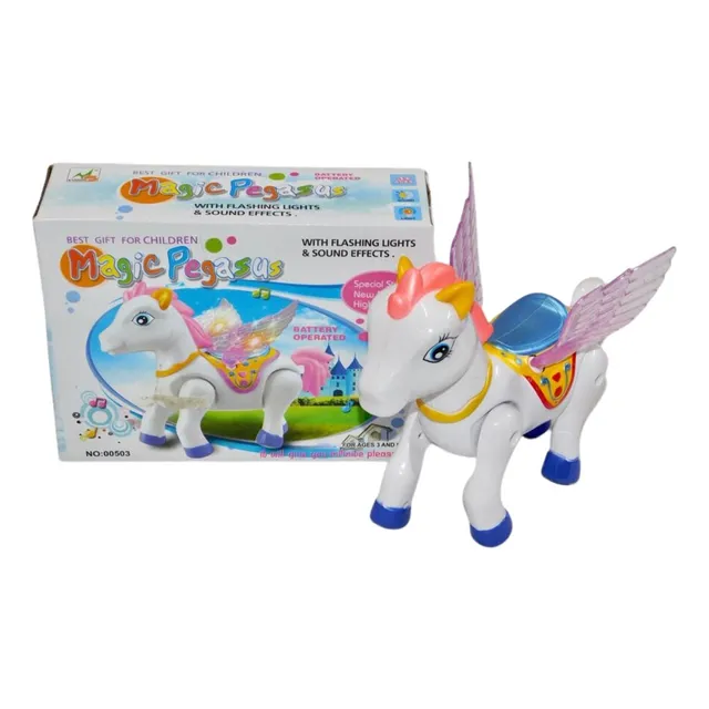 Unicornio Juguete My Little Pony Con Alas Niñas Luz 00503