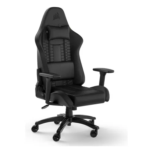 SILLA GAMER CORSAIR TC100 RELAXED FABRIC NEGRA GRIS COLOR GRIS