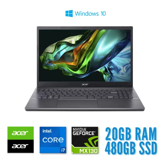 Notebook Acer Aspire 5 A515-51g-c690 - I7 8th 20gb 480ssd