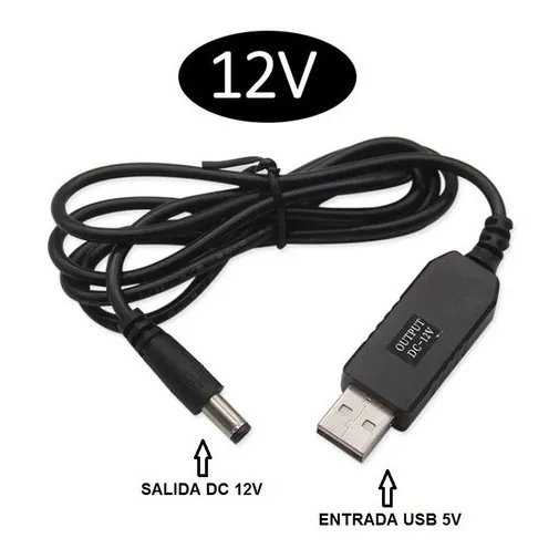 Cable Convertido  Usb 5v A 12v