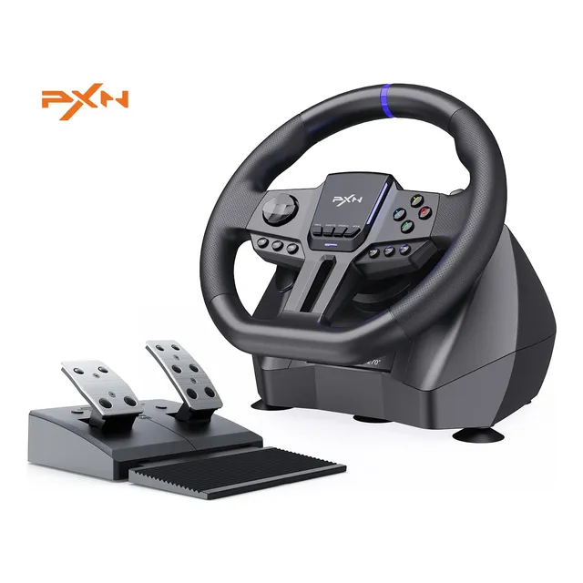 Volante Para Juegos Pxn P/ Pc, Ps3, Ps4, Xbox, Switch, C/...