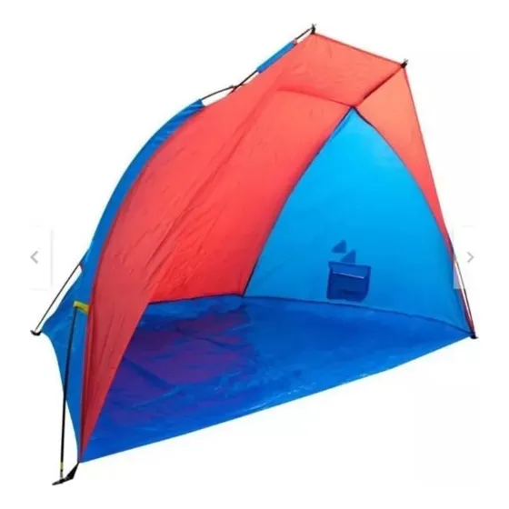 Paravientos Carpa De Playa Variedad De Colores Con Upf Color Azul/rojo