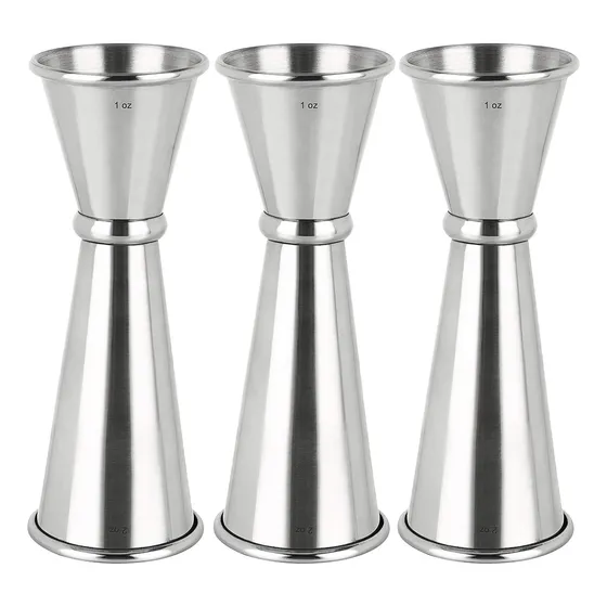3 Herramientas De Medición De Alcohol De Acero Inoxidable Y