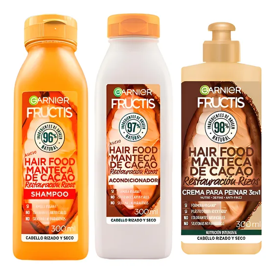 Garnier Hairfood Rizos Cacao - mL a $390