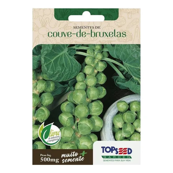 Sementes De Couve De Bruxelas Top Seed Multi