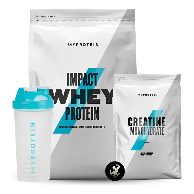 Impact Whey 1kg + Creatine 250gr Myprotein Pack Sabor Natural Vanilla