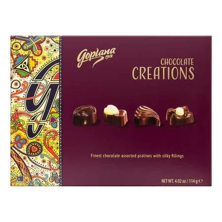 Bombom Chocolate Recheio Cremoso Goplana Caixa 114g