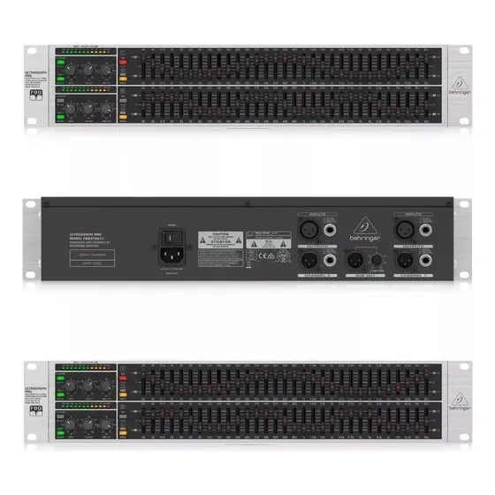 Equalizador Behringer Fbq3102 Hd 2 Canais 31 Bandas 