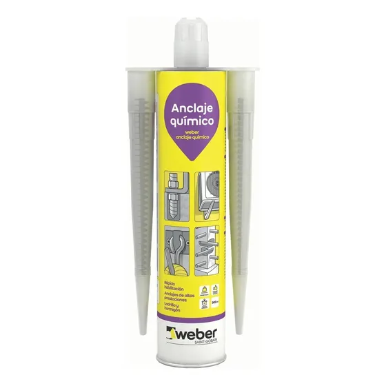 Anclaje Químico Base Resina 300ml Weber Sibaco