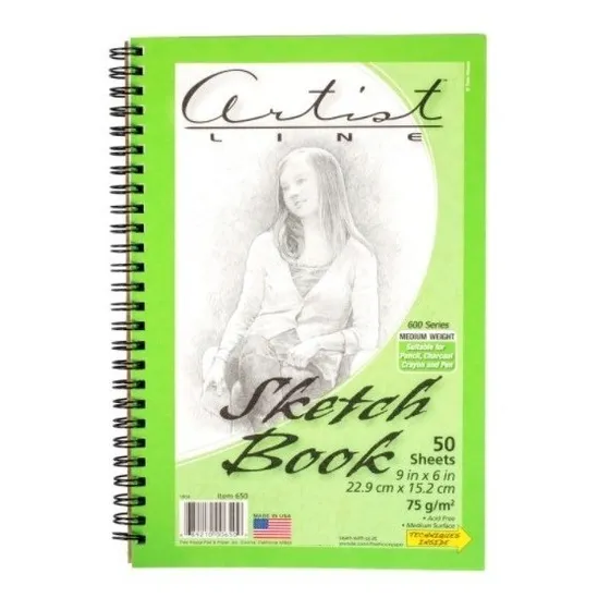 Block De Bocetos Linea Artistica 50 Hojas Dibujo Apuntes