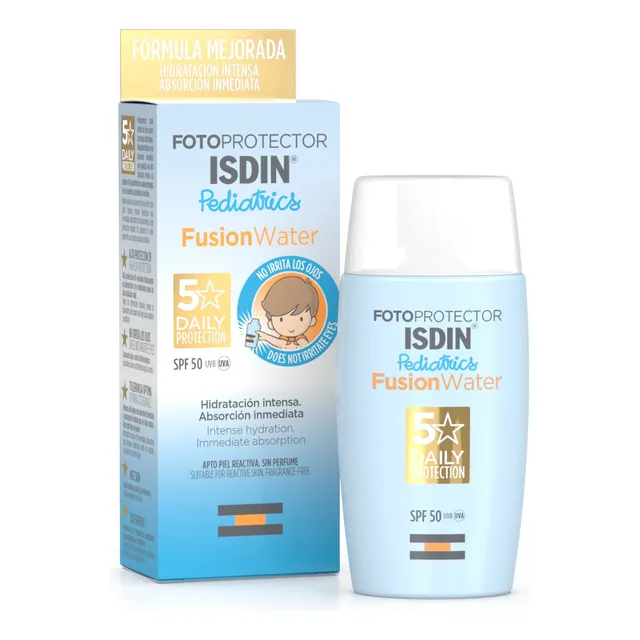 Fotoprotector Isdin Pediatrico Fusion Water 50+ X 50 Ml