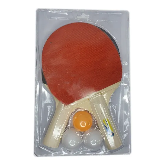 Pack 2 Paletas De Ping Pong + 3 Pelotas /50181