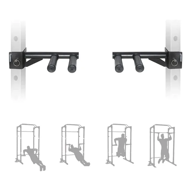 Syl Fitness Dip Bar Adjuntos Para 2 X 2 O 3 X 3 Rack De Dips