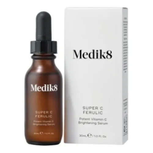 Super C Ferulic 30ml Antioxidante Vitamina C Potente Medik8 Momento De Aplicación Día Tipo De Piel Seca
