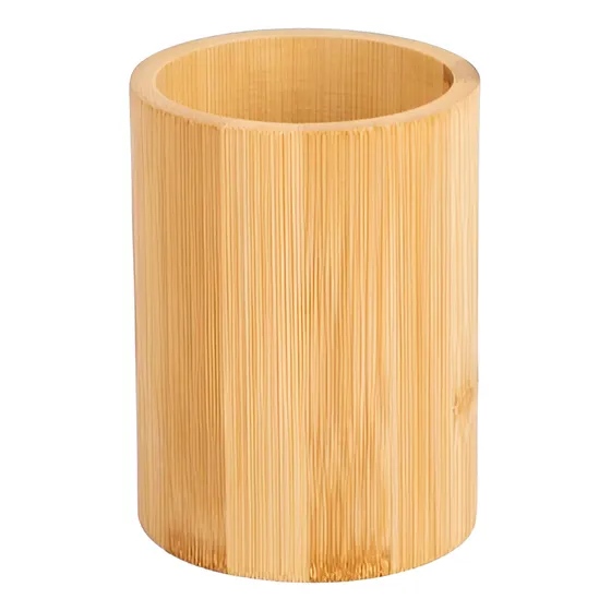 Organizador Vaso Porta Utensillos Cubiertos Bambu Cocina