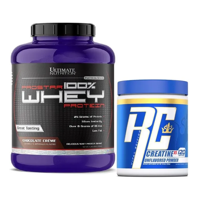 Pack Proteina Prostar 100% Whey 5lb + Creatina Levrone 300g