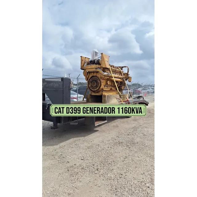 Generador Caterpillar D399 Diesel 1160kva Usado