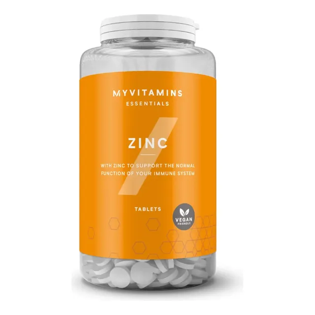 Zinc 90tabletas 15mg Myprotein Myvitamins - Fisica Sabor Sin Sabor