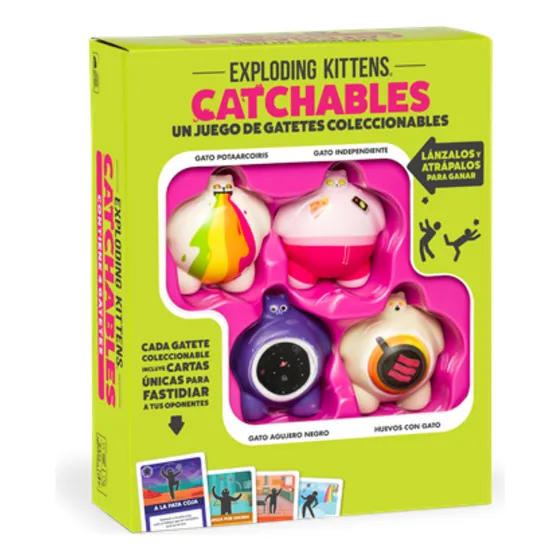 Exploding Kittens Catchables: Core Pack - Juego De Mesa