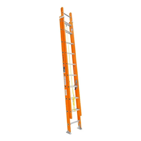 Escalera Extensible 20pasos Fibra Vidrio 175kg Truper 100228