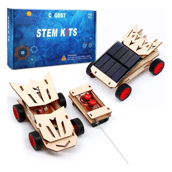 Kit De Coche Solar 3d Con Control Remoto Para Niños