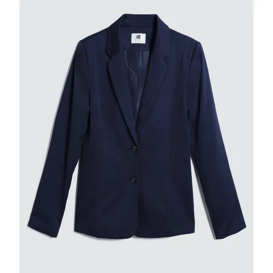 Blazer Para Mujer Marca Ostu Color Azul En Poliéster #4040