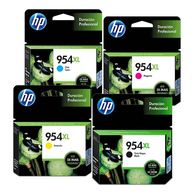 Kit Pack Cartuchos De Tinta  Hp 954xl Originales Alto Rend.