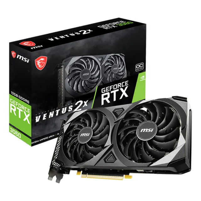 Placa de video Nvidia MSI Ventus GeForce RTX 30 Series RTX 3060 OC Edition 12GB