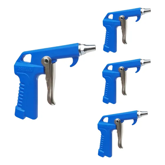 Kit 4 Pistolas Bico De Ar Comprimido Limpeza Hidraflux 2414
