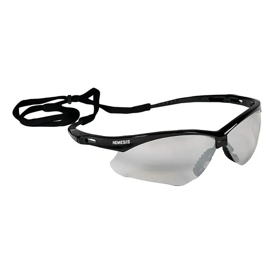 Anteojos de sol Nemesis De protección talle Unitalla diseño Deportivo armazón negro y lente espejo