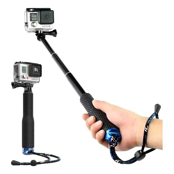 Baston Sumergible Selfie Stick Extensible Para Gopro