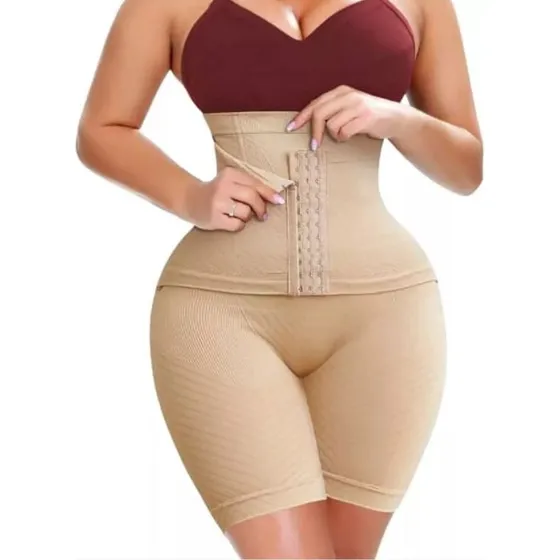Faja Tipo Short Corset 3 Ganchos Moldeadora Reductora Chacao