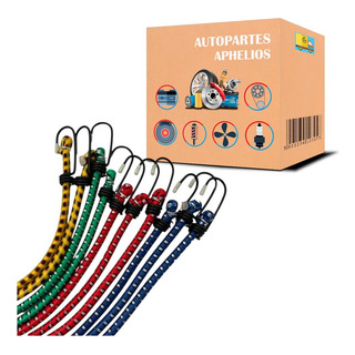 Cuerda Elastico Ajustable Bungee De 64 Pulgadas Set 10 Pzas Cuerda Elastico Ajustable Bungee De 64 Pulgadas Set 10 Pzas