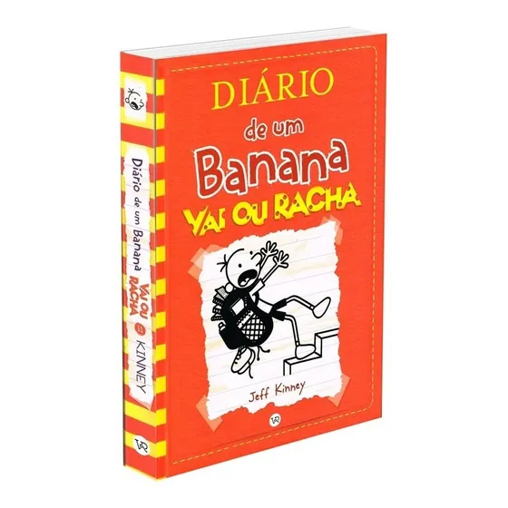 Diário de um banana 11: vai ou racha: VAI OU RACHA, de Kinney, Jeff. Diário de um banana, vol. 11. Editorial VR Editora, capa dura em português, 2016