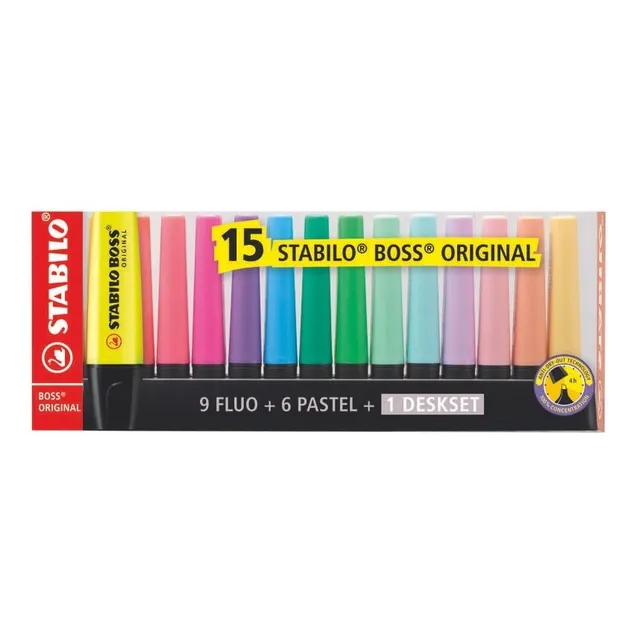 Plumon Resalt Boss X15 Deskset 70 Stabilo