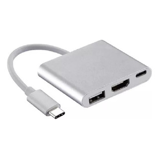 Adaptador Hub 3 En 1 Usb Tipo C A Usb C Hdmi Usb 3.0 Adaptador Hub 3 En 1 Usb Tipo C A Usb C Hdmi Usb 3.0