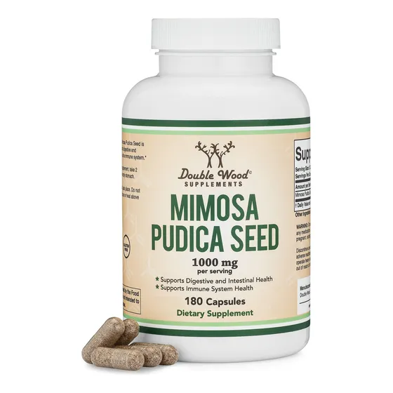 Cápsulas De Semillas Mimosa Pudica, Geles En Agua, 180 Cápsu