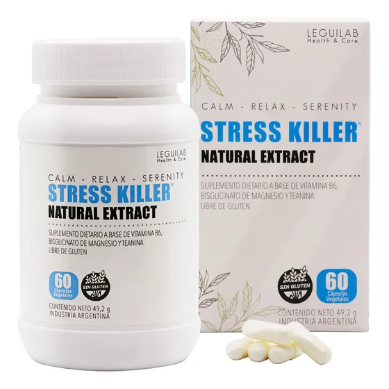 Leguilab Stress Killer Suplemento Con Magnesio Relax X 60c
