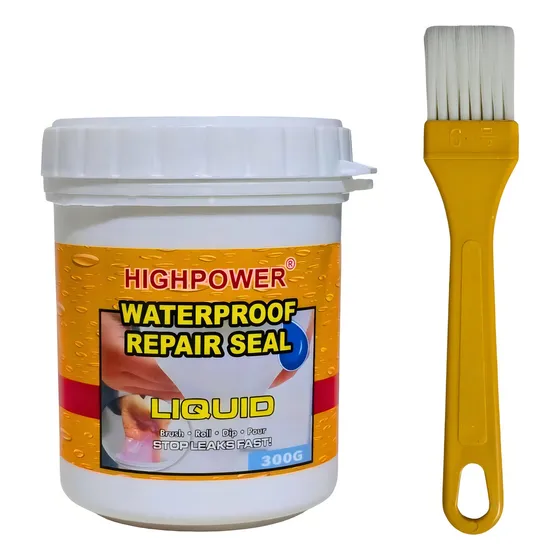 Sellador Tapagotera Impermeable Líquido 300g Sellante Impermeabilizante Techo Gotera Grietas Fugas Filtración Hp
