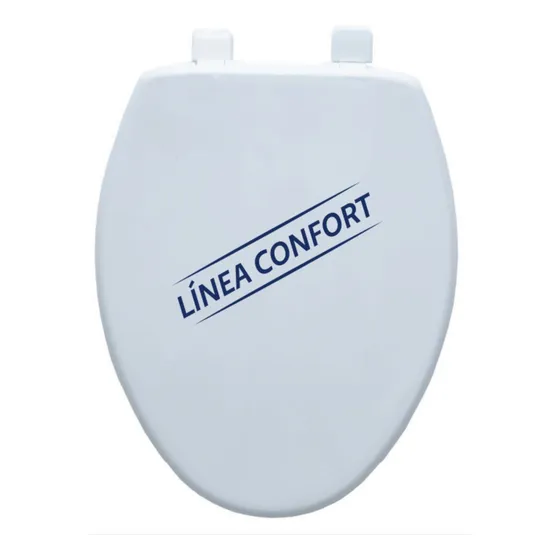 Asiento Para Sanitario Alargado Linea Confort Cierre Lento
