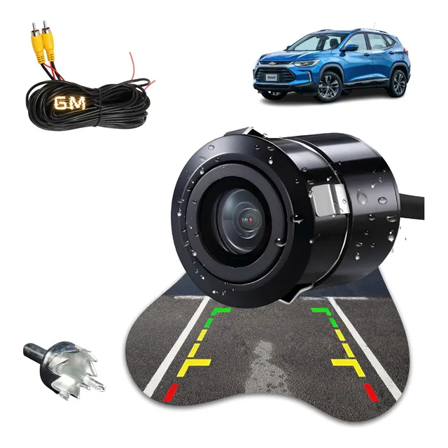 Câmera D Ré Parachoque Auto Visão Noturna Veicular Universal
