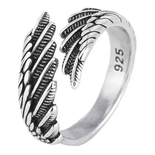 Anillo Pegaso De Plata S925 Ajustable- Unisex