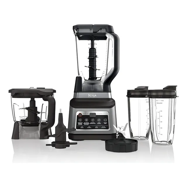 Licuadora industrial Ninja BN801C negra con vaso de plástico