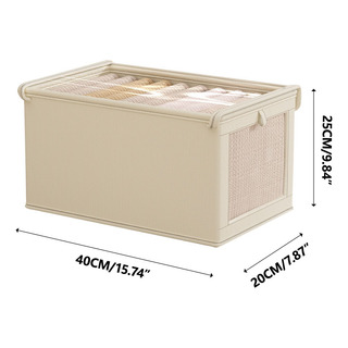 Caja De Almacenamiento Grande De Tela Con Tapa Duradera Para Caja De Almacenamiento Grande De Tela Con Tapa Duradera Para
