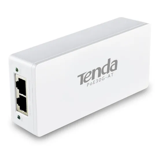 Inyector Poe 10/100/1000 Mbps Poe30g-at Poe 30w Marca Tenda